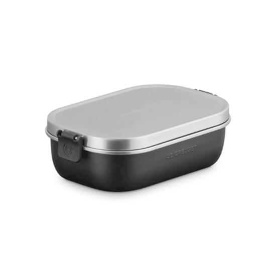 Imagem LANCHEIRA 900ML OTG MATTE BLACK EM AÇO INOX 6,4X21,8X15,3CM - LE CREUSET
