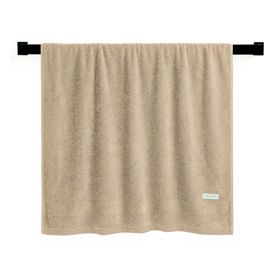 Imagem TOALHA DE ROSTO BORGIA EM ALGODÃO VELUDO NOCCIOLA 80X48CM - TRUSSARDI