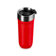 Imagem de COPO TÉRMICO 350ML OTG VERMELHO EM AÇO INOX 19,2X8,1X8,1CM - LE CREUSET - Le Creuset Do Brasil 