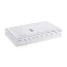 Imagem de TOALHA BANHÃO BORGIA EM ALGODÃO VELUDO BRANCO 150X86CM - TRUSSARDI - Karsten S.A 