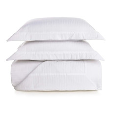 Imagem de COLCHA COM PORTA TRAVESSEIROS KING 100% ALGODÃO FRATELLI BRANCO - TRUSSARDI - Karsten S.A 