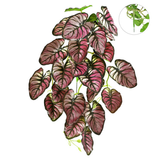 Imagem FOLHAGEM PENDENTE DECORATIVA TOQUE REAL ASPARGO EM PLÁSTICO 33X18CM - GRILLO