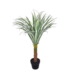 Imagem de PLANTA DRACENA VERDE 60 FOLHAS DECORATIVA EM PLÁSTICO 100X70CM - GRILLO - Grillo Ltda