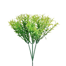 Imagem de PICK DECORATIVO DE GRAMA VERDE EM PLÁSTICO MOLDÁVEL 29X22CM - GRILLO - Grillo Ltda