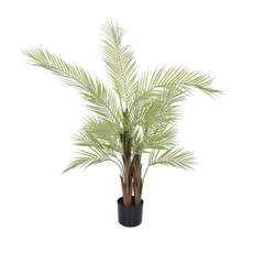 Imagem de PLANTA DECORATIVA PALMEIRA ARECA VERDE EM PLÁSTICO 110X65CM - GRILLO - Grillo Ltda