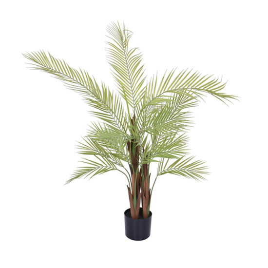 Imagem PLANTA DECORATIVA PALMEIRA ARECA VERDE EM PLÁSTICO 110X65CM - GRILLO