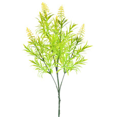 Imagem de HASTE DECORATIVA DE FOLHAS SILVESTRES AMARELAS EM PLÁSTICO MOLDÁVEL 63X12CM - GRILLO - Grillo Ltda