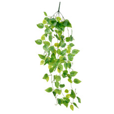 Imagem de PENDENTE DECORATIVO DE FOLHAS VERDE EM PLÁSTICO 111X23CM - GRILLO - Grillo Ltda