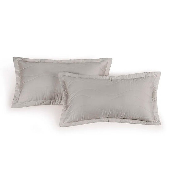 Imagem PORTA TRAVESSEIRO KING 300 FIOS CETIM ALGODÃO EGÍPCIO NOVARA MARMO - TRUSSARDI