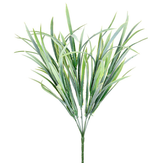 Imagem BUQUÊ DECORATIVO DE GRAMA VERDE EM PLÁSTICO MOLDÁVEL 38X10CM - GRILLO