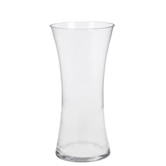 Imagem VASO DECORATIVO FORMATO TUBO EM VIDRO 25X12X12CM - GRILLO