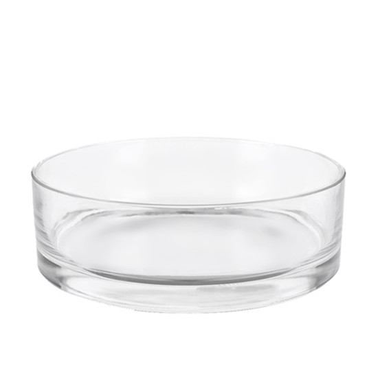 Imagem VASO TERRÁRIO DECORATIVO EM VIDRO TRANSPARENTE 8X25X25CM - GRILLO