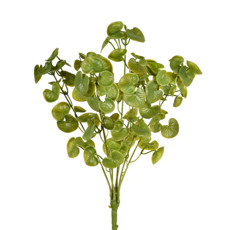 Imagem de BUQUÊ DECORATIVO DE FOLHAS VERDES PERMANENTES EM PLÁSTICO MOLDÁVEL 38X13CM - GRILLO - Grillo Ltda