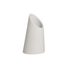 Imagem de VASO CONE DECORATIVO EM CERÂMICA BRANCO FOSCO 23,5X13,5CM - CERÂMICA MAZZOTTI - Ceramica Artistica Mazzotti Ltda