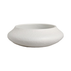 Imagem de VASO FLOREIRA DECORATIVO EM CERÂMICA BRANCO FOSCO 13X39,5CM - CERÂMICA MAZZOTTI - Ceramica Artistica Mazzotti Ltda