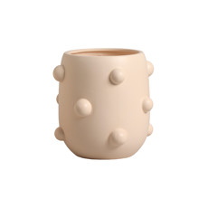 Imagem de VASO DECORATIVO EM CERÂMICA ROSÊ FOSCO 22,8X23,2CM - CERÂMICA MAZZOTTI - Ceramica Artistica Mazzotti Ltda