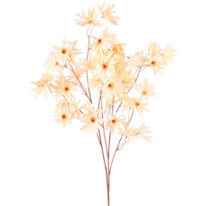 Imagem de HASTE DECORATIVA DE MARGARIDA SILVESTRE CHAMPAGNE EM PLÁSTICO MOLDÁVEL - GRILLO - Grillo Ltda