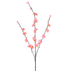 Imagem de HASTE DECORATIVA DE FLOR DE CEREJEIRA ROSA EM PLÁSTICO MOLDÁVEL 82X10CM - GRILLO - Grillo Ltda