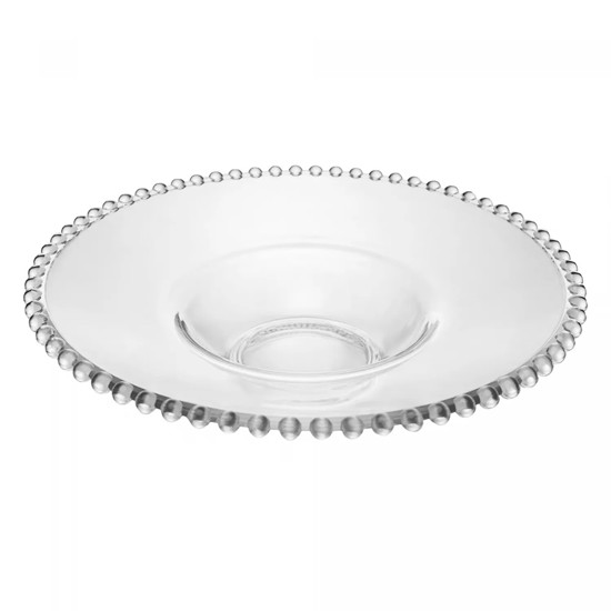 Imagem PRATO PARA MASSA RISOTO PEARL EM CRISTAL 6X29CM - WOLFF