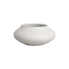 Imagem de VASO FLOREIRA DECORATIVO BRANCO FOSCO EM CERÂMICA 14X30CM - CERÂMICA MAZZOTTI - Ceramica Artistica Mazzotti Ltda