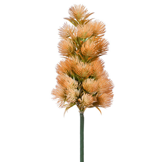 Imagem HASTE DECORATIVA DE PINHO CONE AMARELO EM PLÁSTICO 80X25CM - GRILLO