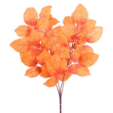 Imagem de HASTE DECORATIVA DE FOLHAS DE ROSEIRA COR PÊSSEGO EM PLÁSTICO MOLDÁVEL - GRILLO - Grillo Ltda