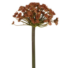 Imagem de HASTE DECORATIVA DE RENDA DA RAINHA COR CANELA EM PLÁSTICO MOLDÁVEL 75X23CM - GRILLO - Grillo Ltda