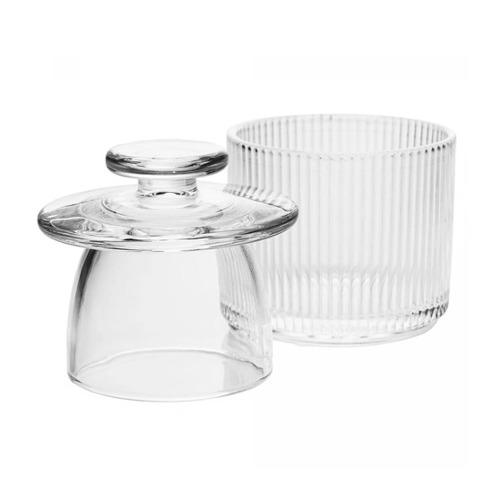 Imagem MANTEIGUEIRA FRANCESA LINES EM CRISTAL 10X8,5CM - WOLFF