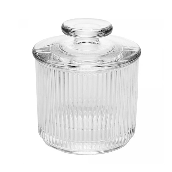 Imagem MANTEIGUEIRA FRANCESA LINES EM CRISTAL 10X8,5CM - WOLFF