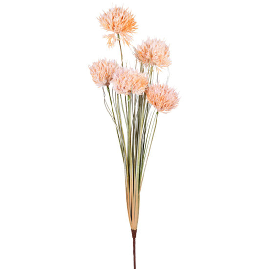 Imagem HASTE DECORATIVA DE ALLIUM SILVESTRE LARANJA EM PLÁSTICO MOLDÁVEL 96X9CM - GRILLO