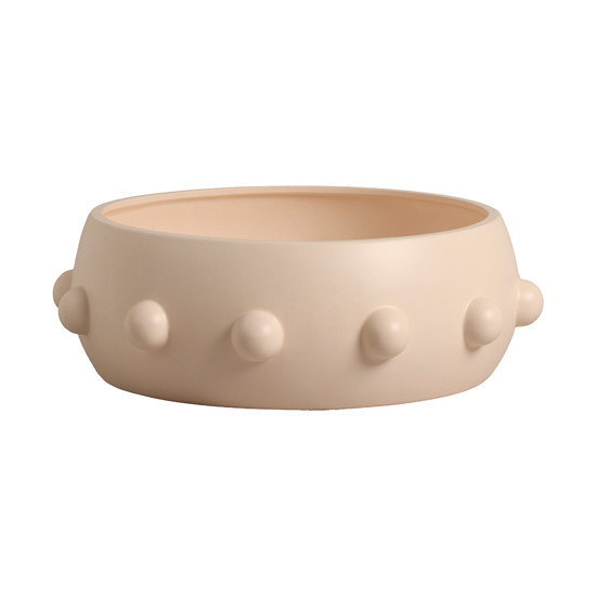 Imagem VASO FLOREIRA DECORATIVO ROSÊ FOSCO EM CERÂMICA 13X40CM - CERÂMICA MAZZOTTI