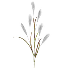 Imagem de HASTE DECORATIVA DE PAMPAS CINZA EM PLÁSTICO MOLDÁVEL 86X10CM - GRILLO - Grillo Ltda
