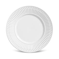Imagem de PRATO 20,5CM DE SOBREMESA ROMA BRANCO EM CERÂMICA - PORTO BRASIL CERÂMICA - Porto Brasil Ceramica Ltda