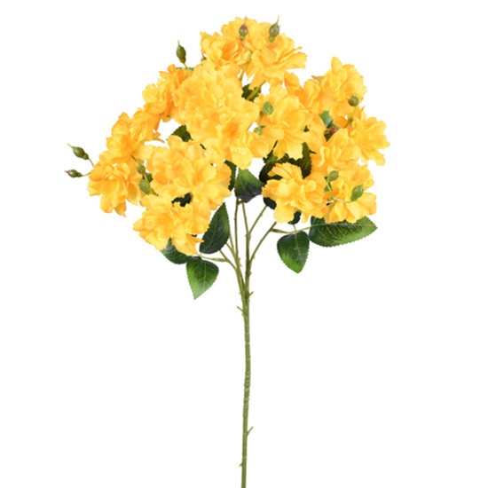 Imagem HASTE DECORATIVA DE CEREJEIRA AMARELA EM PLÁSTICO MOLDÁVEL 82X7CM - GRILLO