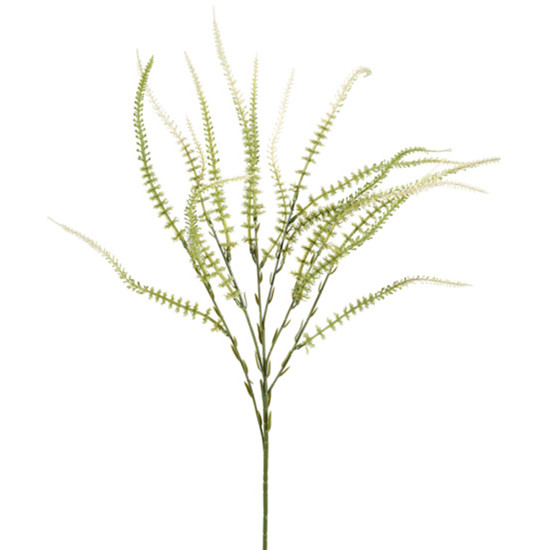 Imagem HASTE PENDENTE DECORATIVA DE CATTAIL CREME EM PLÁSTICO MOLDÁVEL 70X13CM - GRILLO