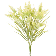 Imagem de BUQUÊ DECORATIVO DE GRAMA CREME EM PLÁSTICO MOLDÁVEL 40X18CM - GRILLO - Grillo Ltda