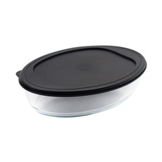 Imagem de ASSADEIRA OVAL 2,4L EM VIDRO COM TAMPA 6X27X18,5CM - MOR - Metalurgica Mor S.A- Filial Pernambuco