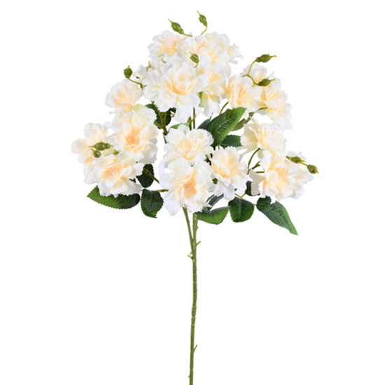 Imagem HASTE DECORATIVA DE CEREJEIRA CREME EM PLÁSTICO MOLDÁVEL 82X7CM - GRILLO