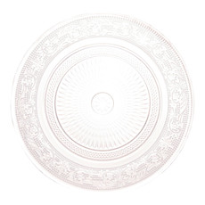 Imagem de PRATO PARA SOBREMESA ANGEL EM VIDRO 2X18X18CM - LYOR - Coliseu Presentes Ltda