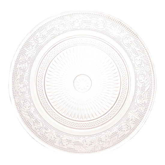 Imagem PRATO PARA SOBREMESA ANGEL EM VIDRO 2X18X18CM - LYOR