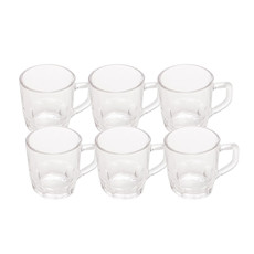 Imagem de CONJUNTO DE 6 XÍCARAS PARA CAFÉ 90ML EM VIDRO 6X5,5X5,5CM - LYOR - Coliseu Presentes Ltda