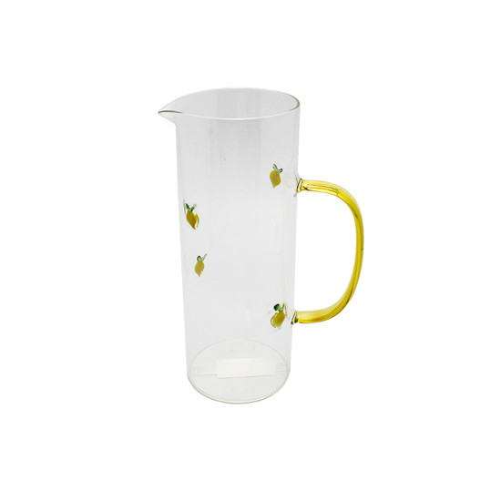 Imagem JARRA DE VIDRO BOROSSILICATO 1250ML LEMON 24X15X9CM - RIBEIRO E PAVANI
