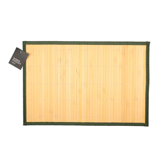 Imagem LUGAR AMERICANO ESTEIRA PREMIUM BAMBU VERDE 45X30CM - PARAMOUNT INDUSTRIA