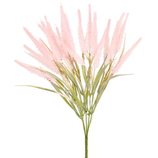 Imagem HASTE DECORATIVA DE CATTAIL ROSA EM PLÁSTICO MOLDÁVEL 44X12CM - GRILLO