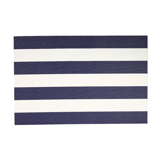 Imagem LUGAR AMERICANO LISTRADO AZUL E BRANCO EM PVC 45X30CM - PARAMOUNT INDUSTRIA