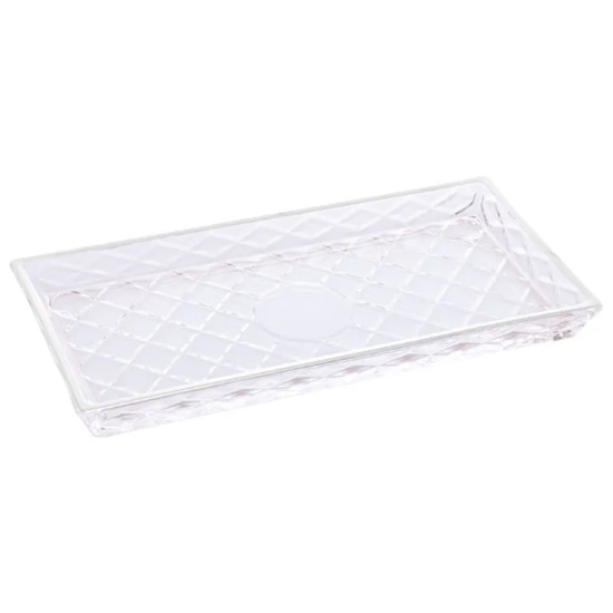 Imagem TRAVESSA PARA SERVIR DE CRISTAL DE CHUMBO DIAMOND 28X14,5X2CM - LYOR 