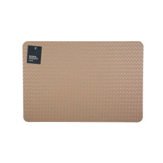 Imagem de LUGAR AMERICANO RETANGULAR PREMIUM TRAMA NUDE 45X30CM - PARAMOUNT INDUSTRIA - Paramount Ind E Com De Plast Ltda