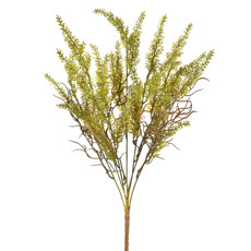 Imagem de BUQUÊ DECORATIVO DE FOLHAS SILVESTRES VERDE EM PLÁSTICO MOLDÁVEL 57X20CM - GRILLO - Grillo Ltda