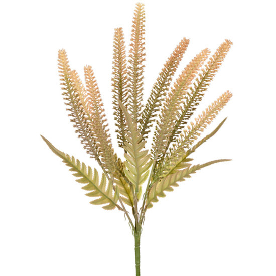 Imagem HASTE DECORATIVA DE RABO DE RAPOSA VERDE OUTONO EM PLÁSTICO MOLDÁVEL 46X12CM - GRILLO