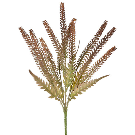 Imagem HASTE DECORATIVA DE RABO DE RAPOSA CAFÉ EM PLÁSTICO MOLDÁVEL 46X12CM - GRILLO